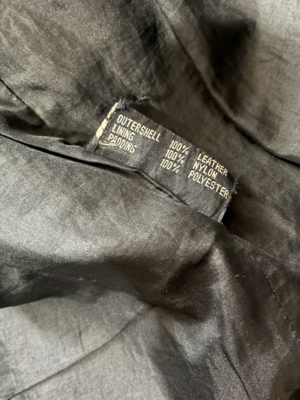 Vintage 1960s Black Leather Biker Jacket - Picture 11 of 16